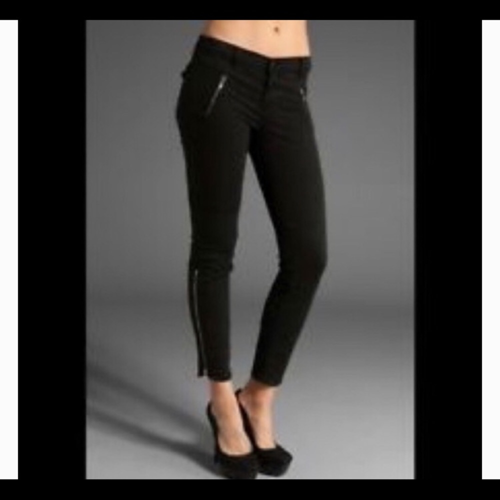 J Brand Black Agnes Skinny Cargo Pants 28